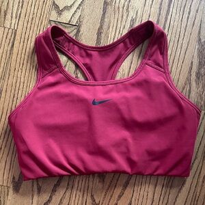 Nike Women's Red Padded Sports Bra